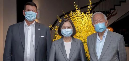 蔡英文宴请美国副国务卿克拉奇(图/台湾政府网站)