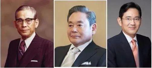 三星祖孙三代掌门人：李秉喆、李健熙、李在镕