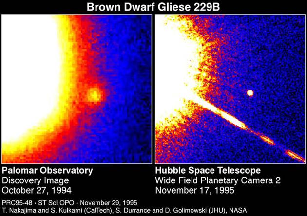 Gliese 229是一颗红矮星,周围有一颗褐矮星Gliese 299b绕行
