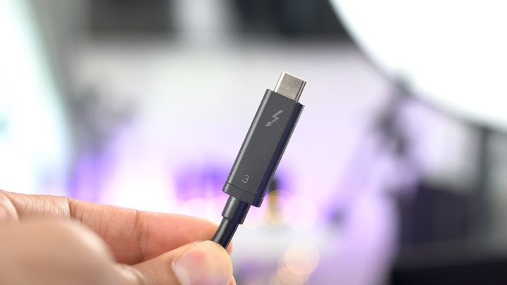▲ Thunderbolt3 线材。 图片来自:9to5Mac