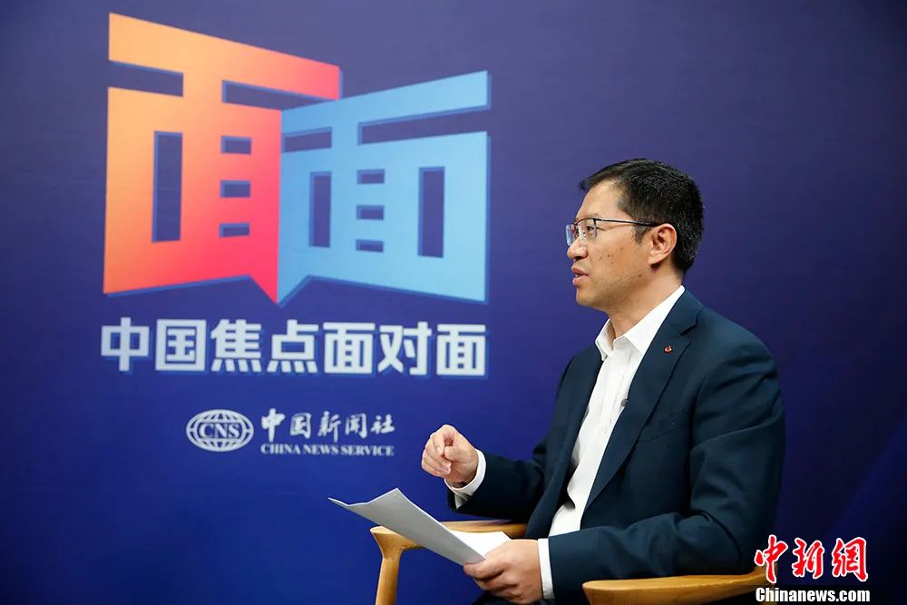 中国国家航天局探月与航天工程中心副主任、中国首次火星探测任务新闻发言人刘彤杰接受中新社“中国焦点面对面”专访。 中新社记者 蒋启明 摄