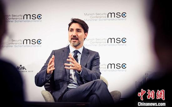 资料图为加拿大总理特鲁多。中新社发 MSC/Kuhlmann 摄